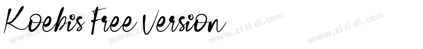 Koebis Free Version字体转换